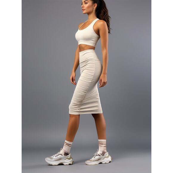 Sorel Women's Kinetic Breakthru Tech Sneaker Size 6 White Athletic Platform Shoe - Picture 2 of 8